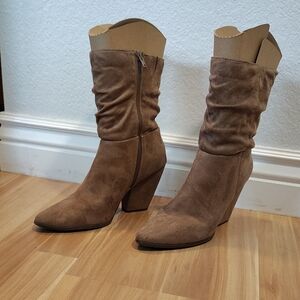 Worthington Tan Heeled Boots